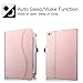Fintie Case for iPad Mini 4 - [Corner Protection] Multi-Angle Viewing Folio Smart Stand Protective Cover with Pocket, Auto Wake/Sleep, Compatible with iPad Mini 5th Gen 2019 (Rose Gold)