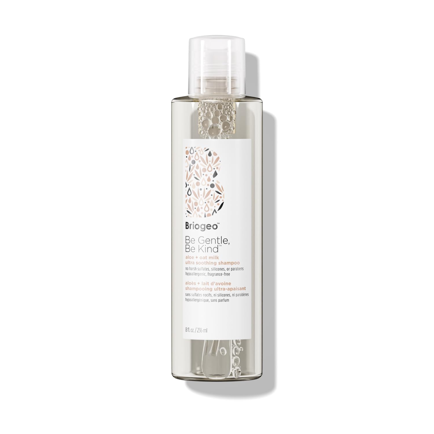Briogeo Be Gentle Be Kind Aloe + Oat Milk Ultra Soothing Shampoo, Fragrance Free, Hypoallergenic and Dermatologist-Approved, Vegan, Phalate & Paraben-Free - 236ml