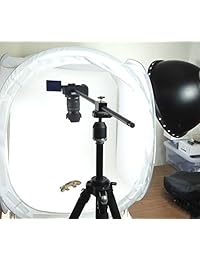 ? Columna horizontal ALZO para cámara negra, accesorio de trípode para apoyar una cámara para la proyección posterior del producto