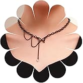 Andelaisi Punk Black Butterfly Choker Necklace Black Hollow Butterfly Chain Necklace Vintage Crystal Pendant Necklace Personalized CZ Dangle Necklace Jewelry for Women