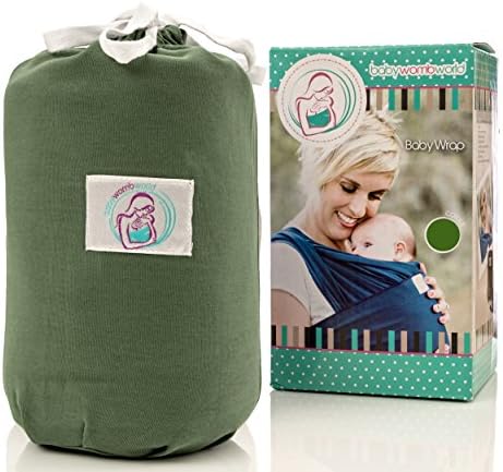 Baby Sling Wrap for Newborns, best child carrier for a parent! (Green)