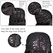 ForQueens Long Black Wig Synthetic Straight Wigs for Women Middle Part Cosplay Full Wig Heat Resistant Fiber