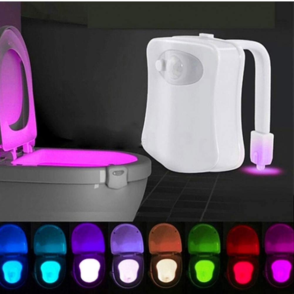 Buy CHESHTA Light Up Sensing Toilet Seat Night Light, Multicolour, Bowl