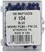 Moore Push-Pin Map Tacks, Dark Blue, 100 Tacks per Pack