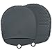 The Ultimate Pot Holders / Oven Mitts | 100% Silicone Mitt is Healthier Than Cotton & Easier to Clean, Won't Grow Mold or Bacteria | Unique Design Makes it Safe, Non-Slip & Flexible (Gray, Set of 2)