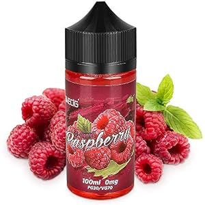 IMECIG® Himbeere E Liquid für E Zigaretten/E Shisha, E Liquid Aroma 70VG/30PG Vape Eliquids, ohne Nikotin(100ML)
