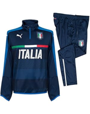 Italy 1/4 Zip Training Suit 2016 / 2017 - Navy