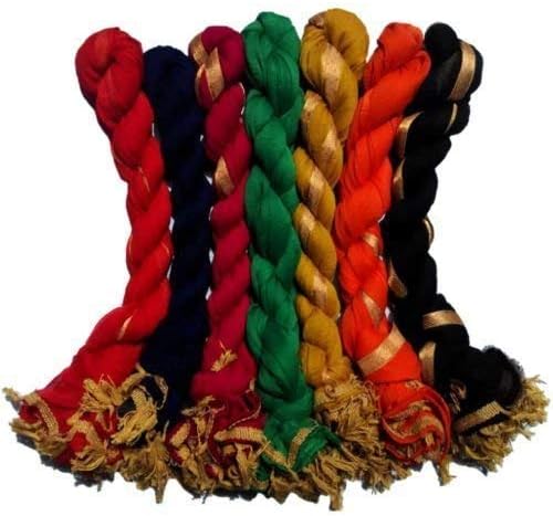 Bhagirath Fab Women And Girl's Chiffon Dupatta (Multicolour) - Combo Pack of 6