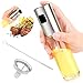 Olive Oil Sprayer, Oil Spray Bottle - Strongest & Portable Oil Dispensers Bottle for BBQ, Making Salad, Cooking, Baking, Roasting, Grilling, Frying With Cleaning Brush Silicone Brush,Silicone Funnel