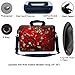 Meffort Inc 15.6 Inch Neoprene Laptop Bag – Water Resistant, Reinforced Zipper, Adjustable Shoulder Strap, Extra Side Pocket, Fits 15 to 15.6 Inch Laptops - Cherry Blossoming