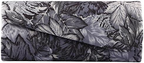 StylehoopsShades of Grey Patterned Clutch/Sling Bag