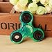 NOING Tri Fidget Hand Spinner Camouflage Multi-Color Double Side Printed, EDC Focus Toy For Kids & Adults (Turquoise)