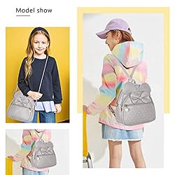 KL928 Girls Bowknot Polka Dot Cute Mini Backpack