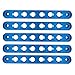 ICARS Blue Door Handle Inserts Front Rear Aluminum Grab Handle Cover Trim for 2007-2017 Jeep Wrangler JK & Unlimited Accessories 4 Door - 5 Pcs