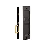 Emtek Modern Rectangular Privacy Pocket Door