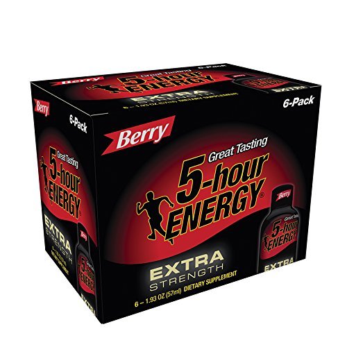 5-HOUR ENERGY EXTRA STENGTH, BERRY, 6-COUNT