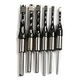 Twist Drill Bit Set - 6pcs Square Hole Mortising
