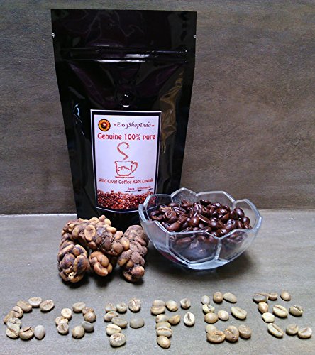 Genuine 100% Pure Natural Wild Civet Coffee Kopi Luwak Fresh Roasted