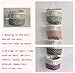 Alishare 4 Pockets Linen Cotton Fabric Pouch Wall Door Closet Hanging Storage Organizer Bag Multi-Functional Living Room Bedroom Bathroom Saver Bag