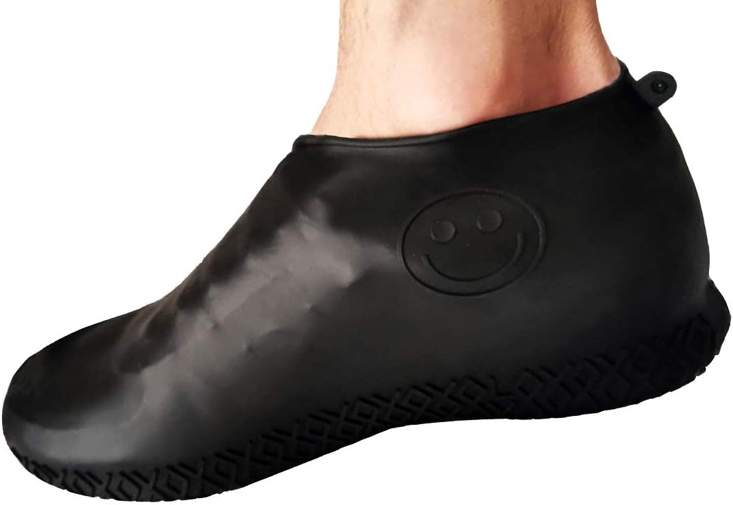 NEWBIT Waterproof silicone shoe covers Portable Reusable Non Slip