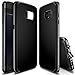 Ringke Galaxy S7 Edge Case, Fusion Tough PC Back TPU Bumper Drop Protection Attached Dust Caps Raised Bezels Protective Cover for Galaxy S7 Edge - Shadow Black