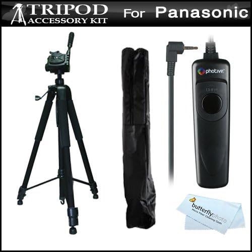 72 Tripod + Remote Shutter Release (Panasonic DMW-RSL1 Replacement) For Panasonic DMC-G5 DMC-GH2 DMC-G3 DMC-G10 DMC-GH3K DMC-G2, DMC-L1, DMC-FZ150, DMC-FZ100, DMC-FZ200, DMC-GH4K,DMC-G6KK, DMC-FZ1000, DMC-FZ300K, DMC-GX8, DMC-G7