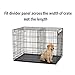 MidWest Homes for Pets Dog Crate Divider Panel for 48-inch Cages, Adjusts Living Space, Fits Midwest Models 1548, 1548DD, 1648, 1648DD, Black E-Coated, 10DP
