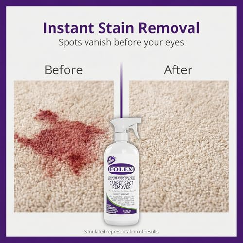FOLEX Professional Carpet Stain Remover Spray – Stain Remover for Old Stains photo 8
