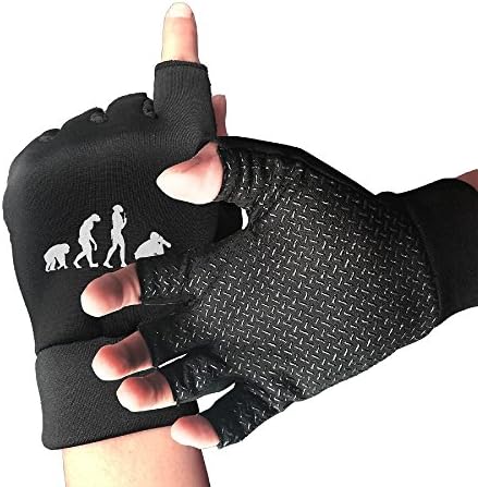 KSIW WIRW Evolution Of The Photographer Anti-skid Silica Gel Half Finger Grip Gloves For Men's Fingerless Gloves