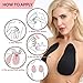 Jaluxe Womens Bras -3 Pairs of Adhesive Bra (2 Nude Breast Tape Lift+ 1 Black Bra Tape) Breathable Cotton Breast Lift Tape fits B-D Breast Cups