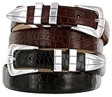 Vince Italian Calfskin Leather Designer Golf Dress Belt for Men