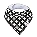 Baby Bandana Drool Bibs Organic 8 Pack for Boys and Girls 100% Absorbent Soft Cotton Bandana Baby Bibs for Teething Feeding Baby Shower Gift (BC073)