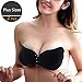 Plus Size Self Adhesive Silicone Women Push Up Bra Backless Strapless, pack of 2