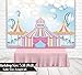 Funnytree Pink Circus Tents Theme Party Backdrop Carnival Carousel Photography Background Girl Princess Birthday Newborn Baby Shower Decorations Photo Booth Cake Table Banner