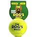 The Big Dog's Balls, Dog Tennis Balls, 3-Pack Yellow Dog Toy, Premium Strong Dog & Puppy Ball for Training, Play, Exercise and Fetch