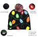 AUHOO LED Light up Christmas Beanie Hat/Cap with LED Bulb Necklace
