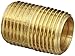 Anderson Metals - 56112-08 56112 Brass Pipe Fitting, Close Nipple, 1/2