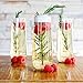Plastic Wine Glasses and Champagne Flutes - (Set of 20 Each) Stemless Disposable Stemless Wine Cups For Wedding Party Toasting. Unbreakable Tumblers Clear Like Glass To Show Off Fancy Cocktail
