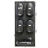 New Front Left Driver Side Electric Power Window Master Switch for 1997-2005 Buick Regal Century # 10433029