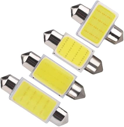 10x Festoon 36mm 12V C5W Car COB LED Light Reading Dome Map Interior bulb New