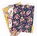 bloom daily planners Decorative File Folders - Set of Six Letter Size (8.5” x 11”) Organizers, 1/3 Cut Tabs - Assorted Designs - Vintage Floral