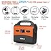 COOLIS 200Wh-54000mAh Portable Purely Sine Wave Lithium Battery Power Inverter Generator Power Station, with Silent 110V AC/12V DC/5V USB Output