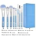 amoore Makeup Brushes Makeup Brush set Makeup Brush with Case Foundation Brush Powder Brush (8 Pcs)