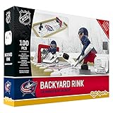 NHL Columbus Blue Jackets Backyard Rink Set, Small, Black