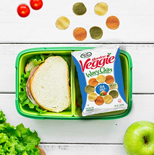 Sensible Portions Garden Veggie Chips, Sea Salt, Snack Size, 1 Ounce (Pack of 24) - Image 8