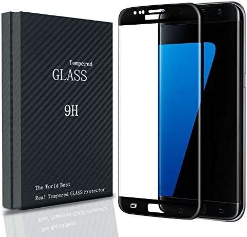 LiTuo Samsung Galaxy S7 Edge 3D Screen Protector, Premium High Definition Invisible and Curved (Black)