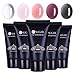 UR SUGAR 30ml Nail Extension Gel Kit Quick Gel Nail Enhancement Builder UV Gel Professional French Manicure Design 5 Colors Set
