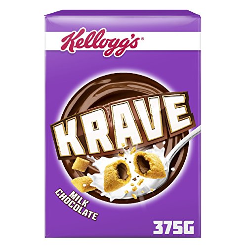 Kellogg's Krave Milk Chocolate Cereal 375 g Buy Online in UAE
