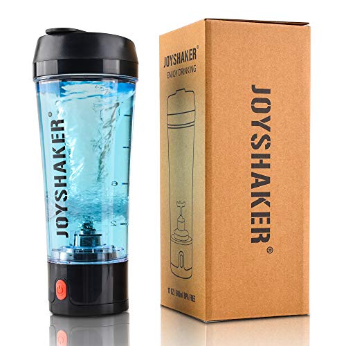 Stylish Electric Shaker Bottle - Smart Automatic Shaker Mixer with Rechargeable Electric USB for Easily Make a Variety of Drinks - Removable and Easy to Clean Protein Shaker Bottle (Dark Blue)