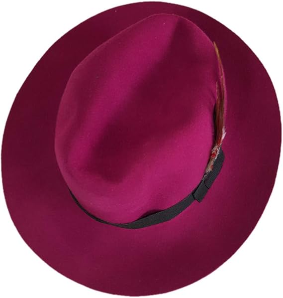 pink trilby hat